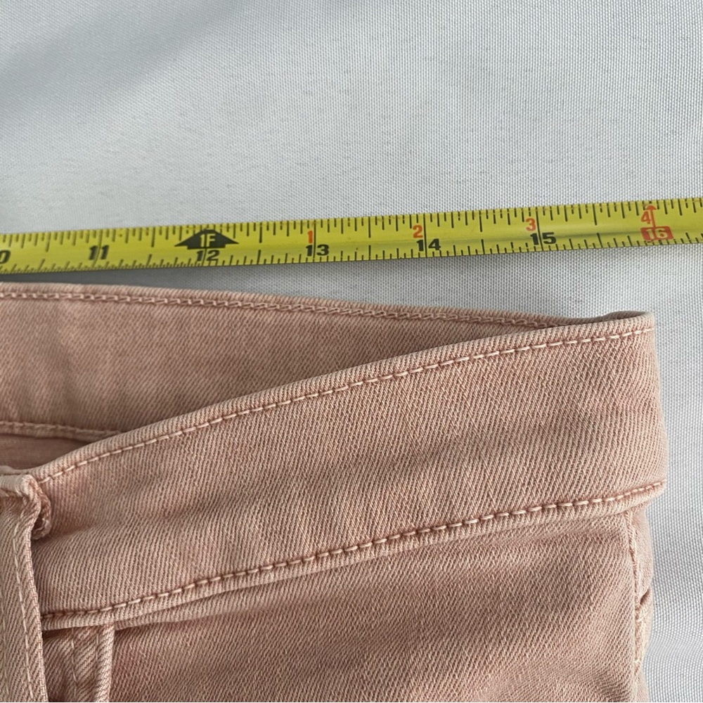 Current/Elliott Women’s Jeans Size 30 Skinny Light Wash Premium Denim Beige Pink - Picture 7 of 9
